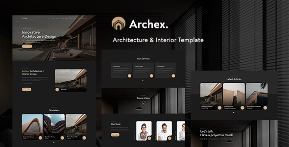 Archex – Architecture & Interior Template – 0 Sold!