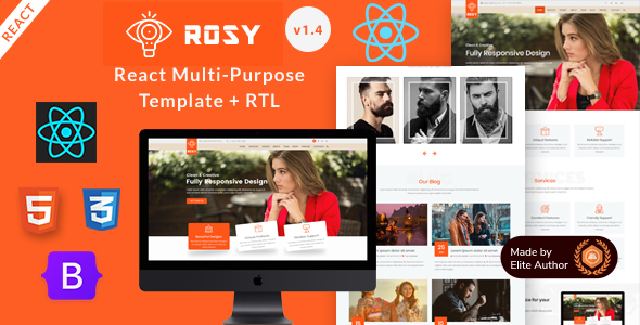 Rosy - React Nextjs 14+ Multipurpose Responsive Template