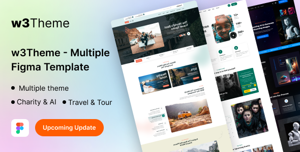 w3Theme – Multipurpose Figma Template