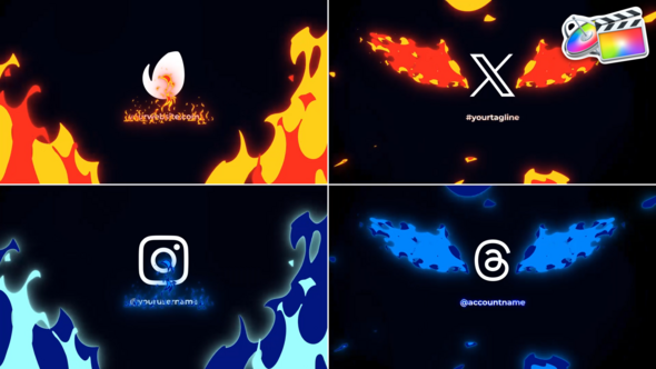 Firebirds Logo Pack for FCPX alt
