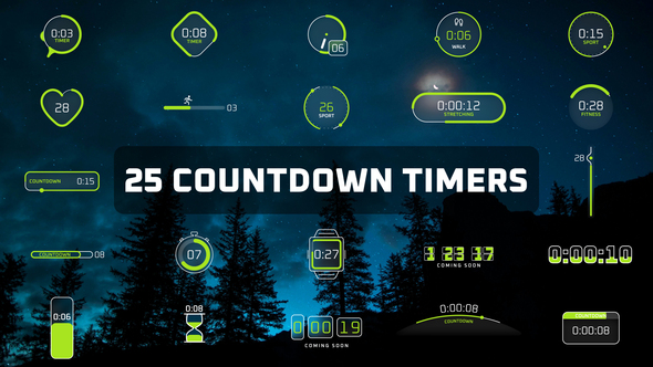 Countdown Timers with Progress Bar