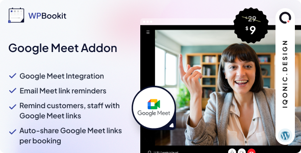 WPBookit - Google Meet (Addon)