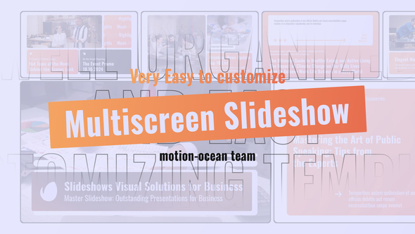 Commercial Multiscreen Slideshow