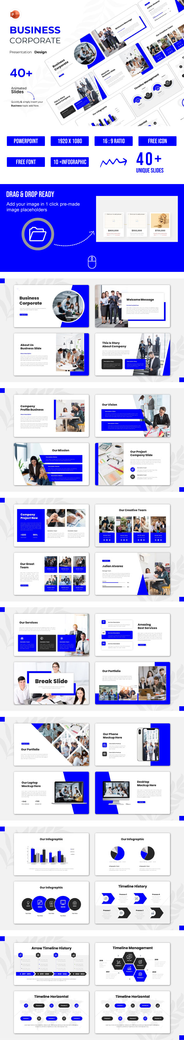 Corporate Business PowerPoint Presentation Template