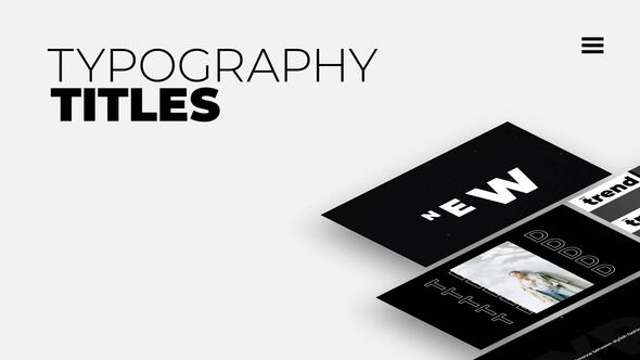 Typography Titles 1.0 | MOGRT