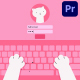 Hands Keyboard Log In Explainer for Premiere Pro - VideoHive Item for Sale