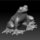 frog print 3d - 3DOcean Item for Sale
