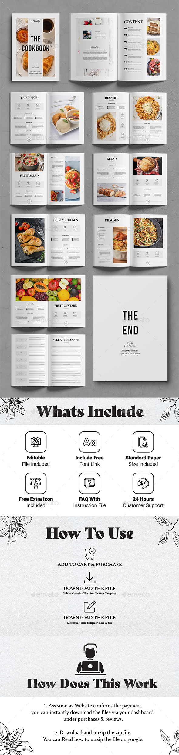 Cook Book Template