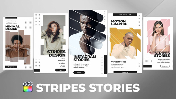 Stripes Stories for Final Cut Pro alt
