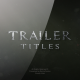 Blockbuster Trailer Titles - VideoHive Item for Sale