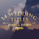 Wedding Titles - VideoHive Item for Sale