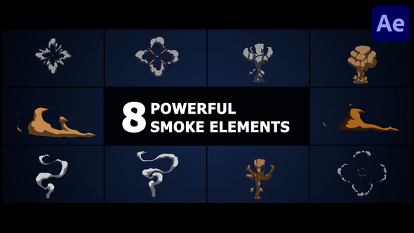 Powerful Smoke Elements | After Effects