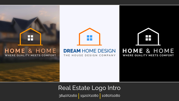 Real Estate Logo Intro