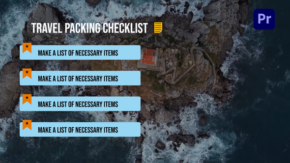 Design Check List Titles for Premiere Pro