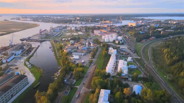 Port industrial zone