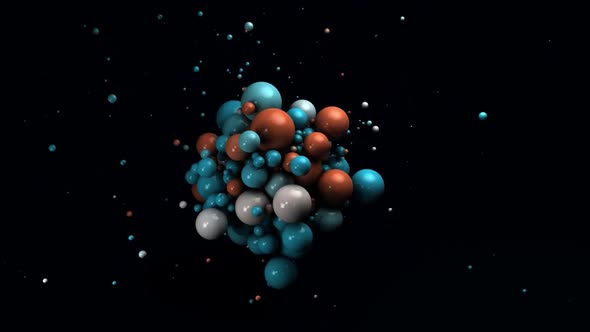 Abstract Particles 3D Background HD