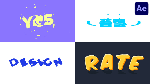 Looped Typography for After Effects alt