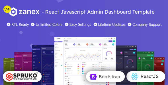 Zanex – React JavaScript Admin Dashboard Template