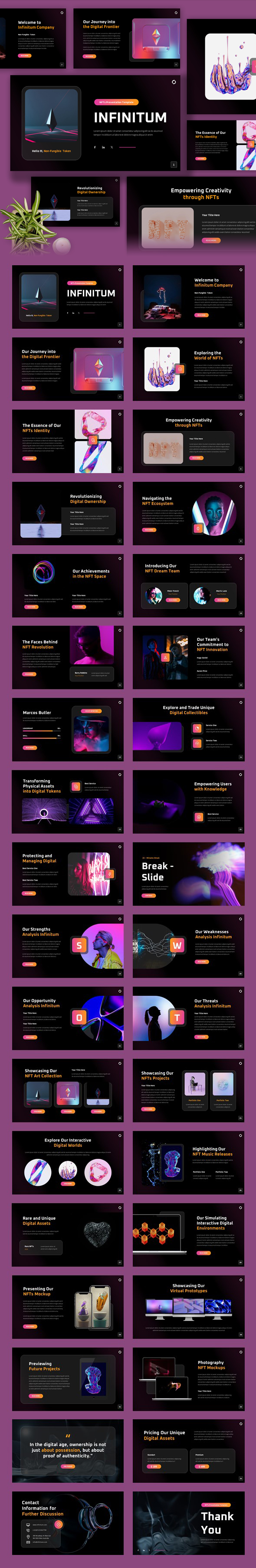 Infinitum - NFT PowerPoint Template