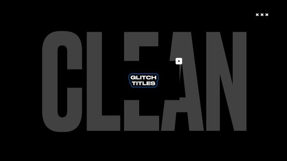 Clean Glitch Titles