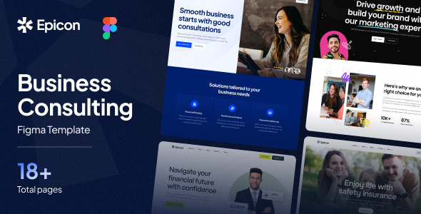 Epicon - Business Consulting Figma Template