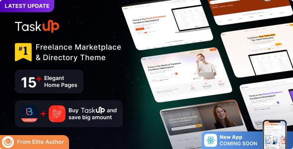 Taskup - Laravel Freelance Marketplace & Service Finder