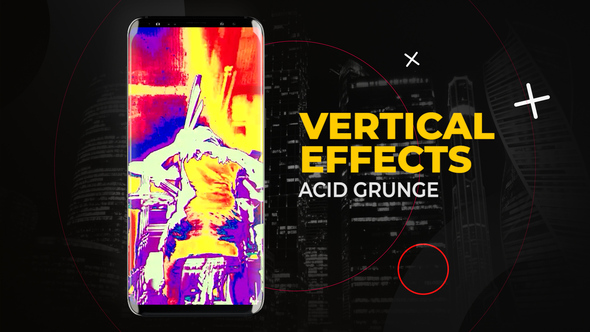 Vertical Acid Grunge Effects