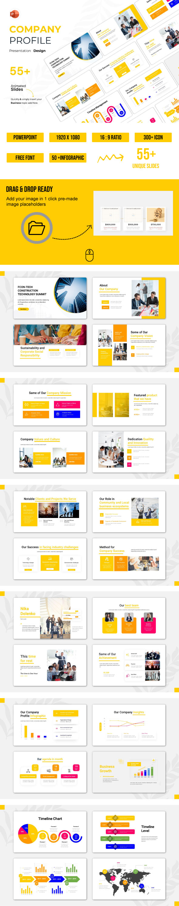 Company Profile PowerPoint Template