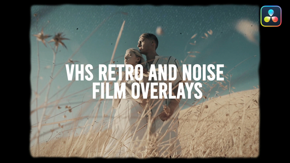 VHS Retro And Vintage Overlays For DaVinci Resolve