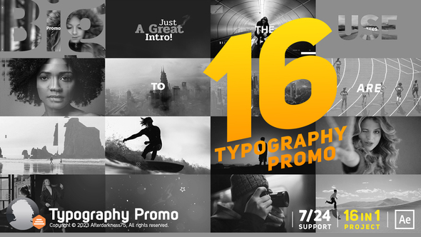 Typography Promo / Stomp alt