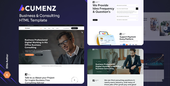 Acumenz – Business & Consulting HTML Template – 0 Sold!