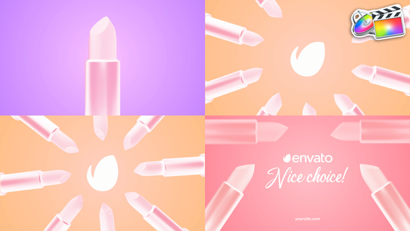 Lipstick Logo Opener for FCPX alt