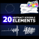 Abstract Scribble Elements | FCPX - VideoHive Item for Sale