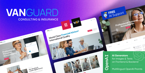 Vanguard - Consulting & InsuranceTheme