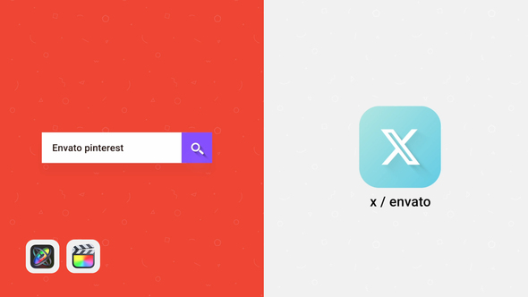 Flat Search Logo Opener | Final Cut Pro | Motion alt