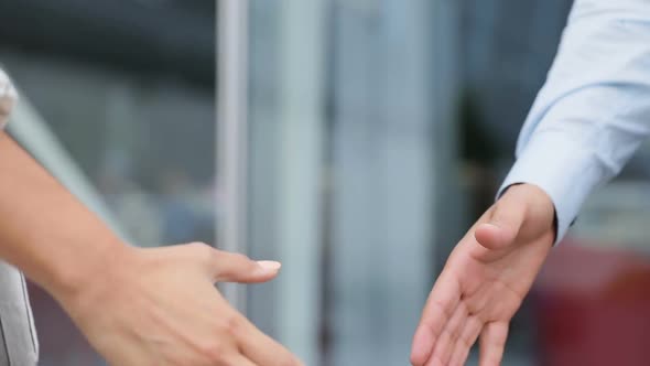 Business People Shaking Hands Closeup. People Shaking Hands