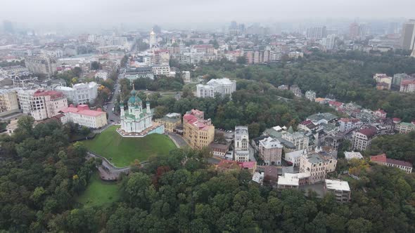 Kyiv - the Capital of Ukraine. Aerial View. Kiev