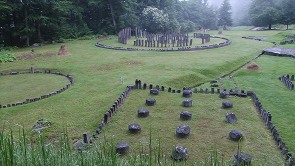 Ancient Ruins in the Forest