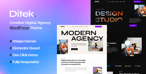 Ditek - Digital Agency Creative PortfolioTheme