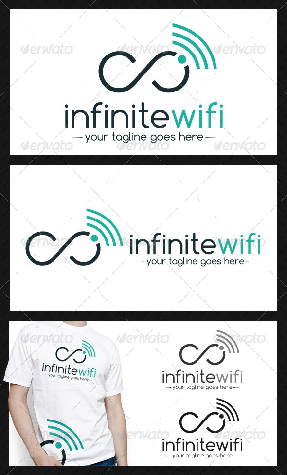 Infinite Wifi Logo Template