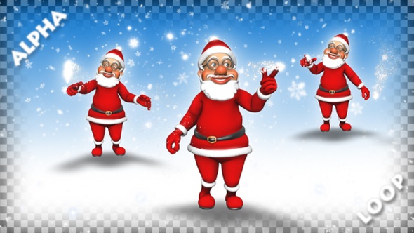 3D Santa Dance Snow alt