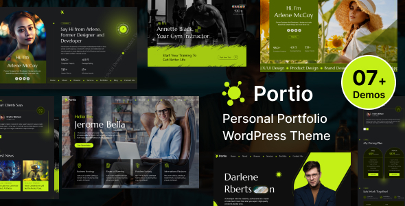 Portio - Personal Portfolio ResumeTheme