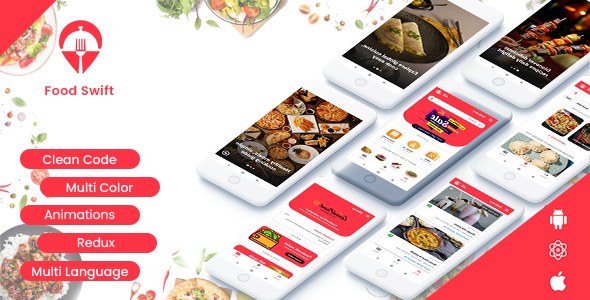 FoodDelivery App - Zomato Clone | Online Food Delivery React Native iOS/Android App Template