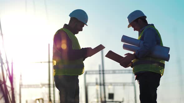 Handshake of Two Men People Work Industry