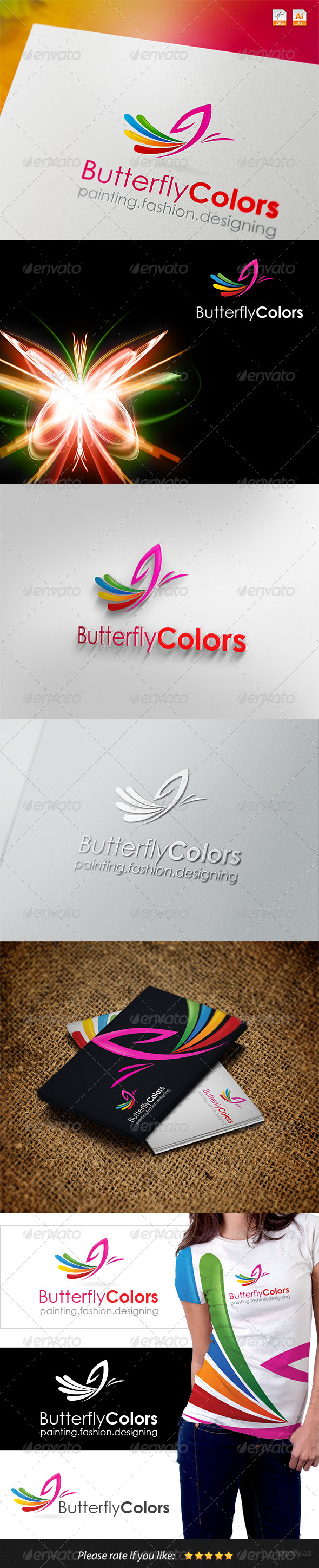 Butterfly Colors Logo