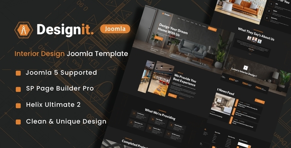 Designit - Architecture & Interior Design Joomla Template