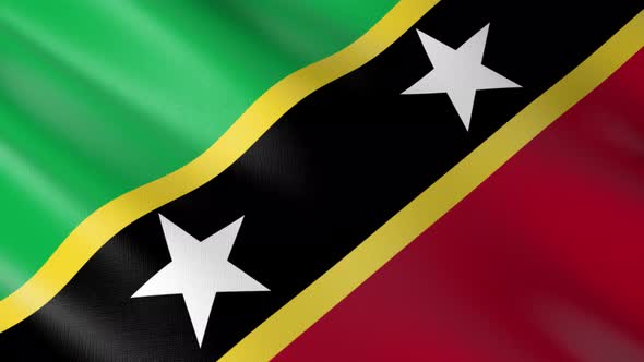 Flag of The Saint Kitts and Nevis