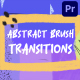 Abstract Brush Transitions | Premiere Pro MOGRT - VideoHive Item for Sale