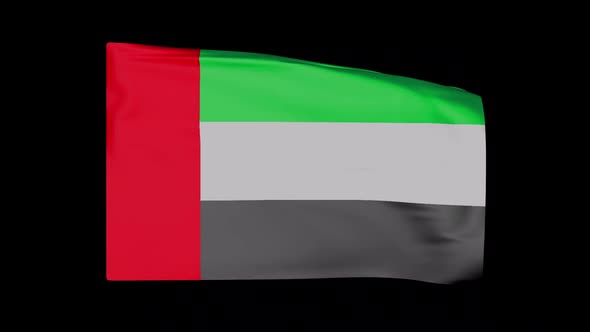 United Arab Emirates Flag Alpha