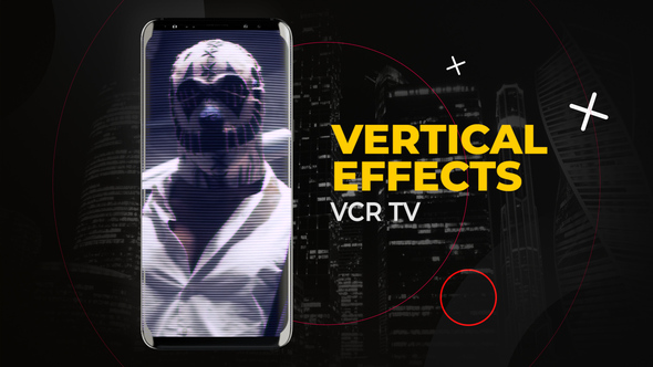 Vertical CRT TV Effects